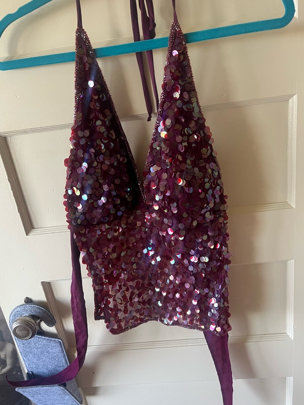 Y2K Wet Seal backless halter top